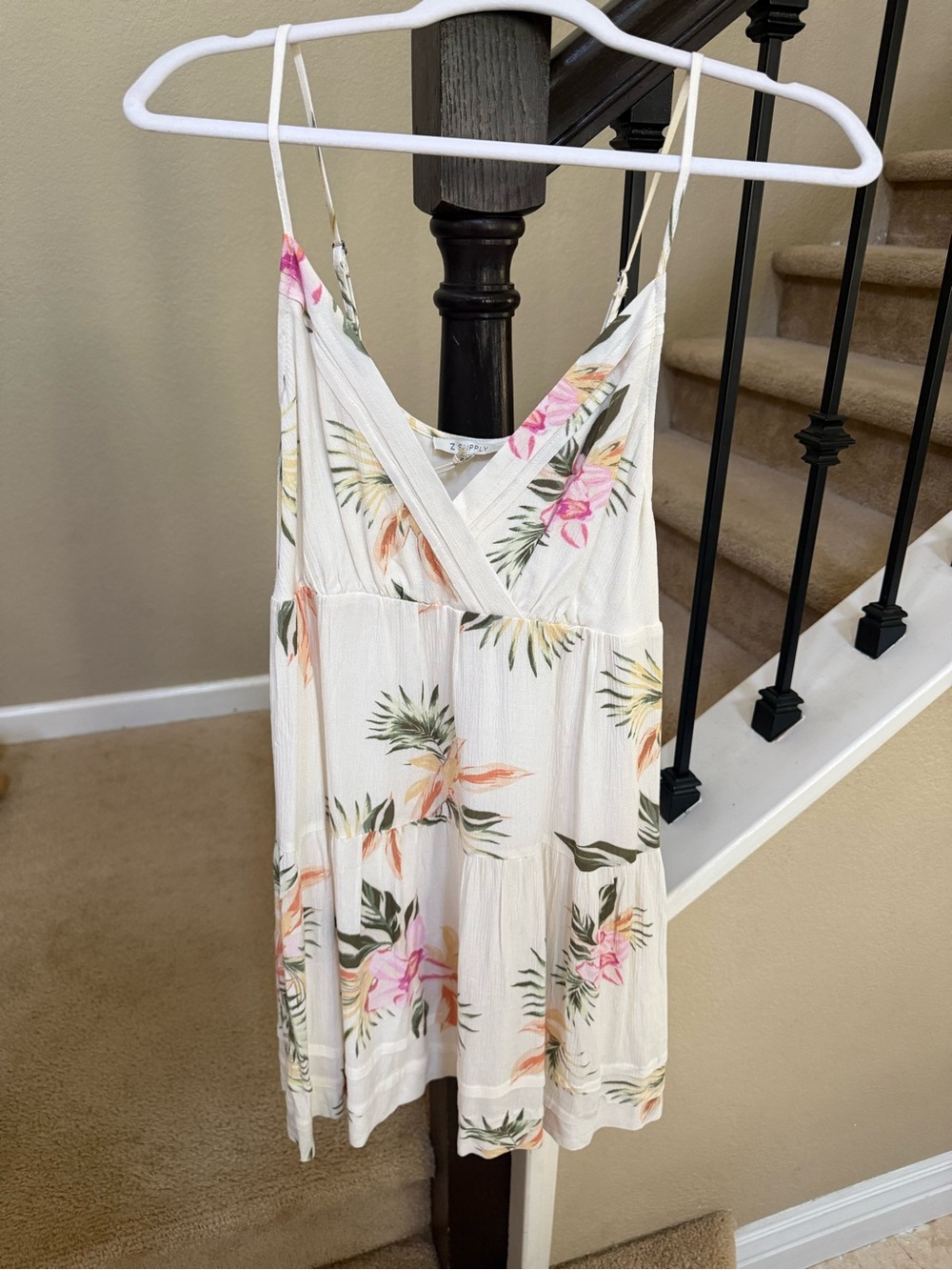 Z Supply NWT Lei Sa Faire Summer Mini Dress in Warm Sands